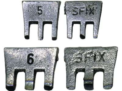 Hammerkeil Gr. 5/6, wechselseitig angeschliffen für Stiele Äxte und Hämmer Hammerkeil Gr. 5/6, wechselseitig angeschliffen für Stiele Äxte und Hämmer