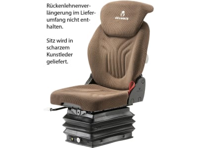 Grammer Traktorsitz "Compacto® Comfort S", luftgefedert, Kunstleder