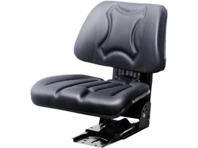 Traktorsitz "Vario Seat", mechanisch gefedert, hinter Rückenpolster, PVC-Kunstleder, schwarz Traktorsitz "Vario Seat", mechanisch gefedert, hinter Rückenpolster, PVC-Kunstleder, schwarz