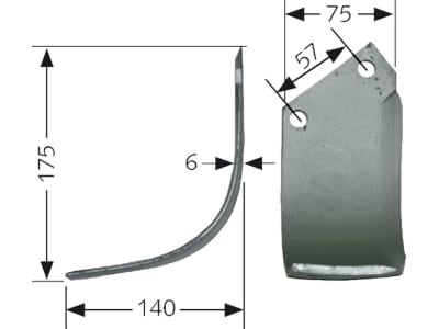 Howard Fräsmesser links/rechts für Fräse P, HL, HA, HR 8, HR 10, HR 15, HR 16, HR 20 Howard Fräsmesser links/rechts für Fräse P, HL, HA, HR 8, HR 10, HR 15, HR 16, HR 20