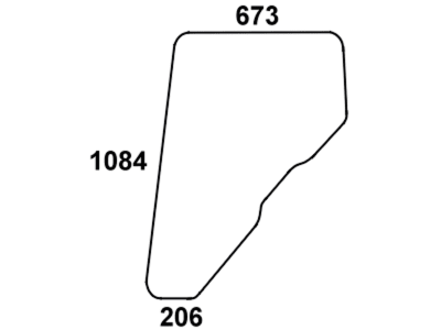 Türscheibe, klar, links/rechts, für Claas Ceres, John Deere 3000, Kabine MX 3; MX 4 Türscheibe, klar, links/rechts, für Claas Ceres, John Deere 3000, Kabine MX 3; MX 4