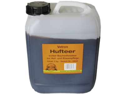 Buchenholzteer 5 kg für Huf- und Klauenpflege Buchenholzteer 5 kg für Huf- und Klauenpflege