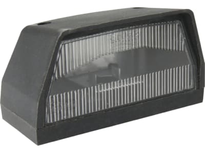 Kennzeichenleuchte hinten links/rechts, schwarz, quadratisch, 106 x 57 x 57 mm, Sockel BA15s Kennzeichenleuchte hinten links/rechts, schwarz, quadratisch, 106 x 57 x 57 mm, Sockel BA15s