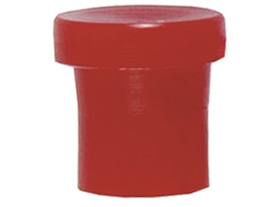 SAMOA® Schutzkappe für Schmiernippel, ohne Lasche, rot