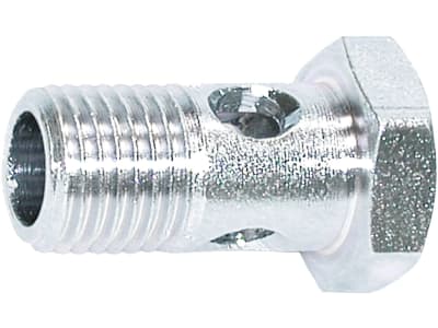 Hohlschraube "HS" metrisch, Niederdruck, Stahl, verzinkt Hohlschraube "HS" metrisch, Niederdruck, Stahl, verzinkt