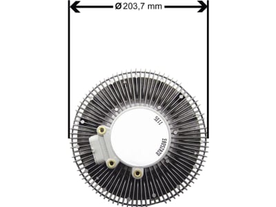 Viskokupplung für Ford New Holland Traktor TM 140–190, 448017N Viskokupplung für Ford New Holland Traktor TM 140–190, 448017N