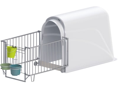 KERBL Kälberiglu "CalfHouse Premium Plus" für 1 Kalb, mit schwerer Umzäunung, 14585 KERBL Kälberiglu "CalfHouse Premium Plus" für 1 Kalb, mit schwerer Umzäunung, 14585