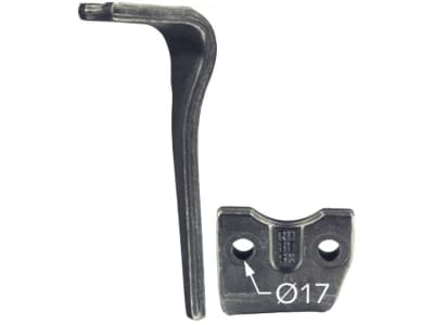 Kreiseleggenzinken links/rechts 110 x 300 x 16 mm, Bohrung 17 mm, geschraubt für Kuhn Kreiseleggenzinken links/rechts 110 x 300 x 16 mm, Bohrung 17 mm, geschraubt für Kuhn