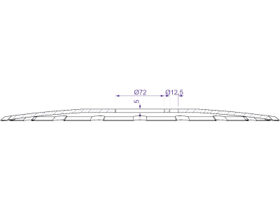 Säscheibe, 410 x 5 mm gezahnt, Bohrung rund, Accord, Kverneland: Sämaschine