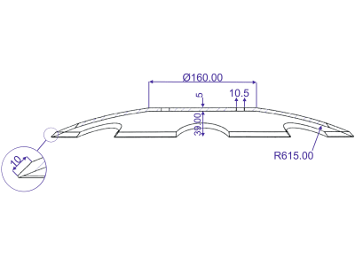 Eggenscheibe 460 x 5 mm, LK 100 mm, gewölbt, gezahnt, für Lemken Kurzscheibenegge, Sämaschine, Systemträger