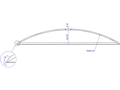 Eggenscheibe 610 x 6 mm, LK , ZB Vierkant, 41 x 41 mm, gewölbt, glatt, für Dal-Bo Scheibenegge