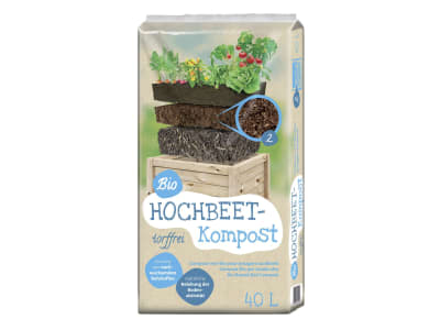 Floragard® Bio-Hochbeet Kompost 40 l Sack Floragard® Bio-Hochbeet Kompost 40 l Sack