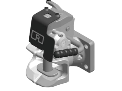 Rockinger Zugmaul "RO865B", automatisch mit Sicherheitssensor und Flansch, Ø Bolzen 38 mm, für Traktor Rockinger Zugmaul "RO865B", automatisch mit Sicherheitssensor und Flansch, Ø Bolzen 38 mm, für Traktor