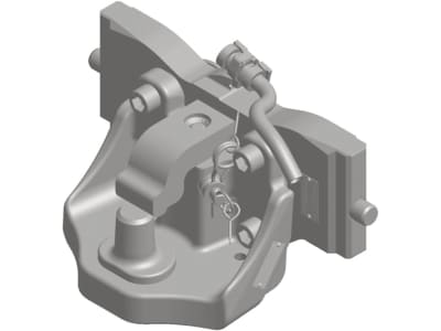 Rockinger Pitoneinsatz "RO820X", manuell mit Fahrstuhllager, schwarz, für Traktor mit Anhängebock Rockinger Pitoneinsatz "RO820X", manuell mit Fahrstuhllager, schwarz, für Traktor mit Anhängebock