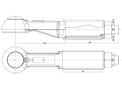 Rockinger Kalotte "ROE57L007", für Vebindung mit Kugelkupplung Ø 80 mm nach ISO 24347 für Gelenk- und Starrdeichselanhänger, ROE57L007