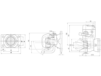 Rockinger Zugmaul "RO873D", automatisch mit tieferen Maulgrund und Adapterplatte, 390/25/32 mm, Ø Bolzen 36 mm, schwarz, für Traktor mit Anhängebock, RO873D90301