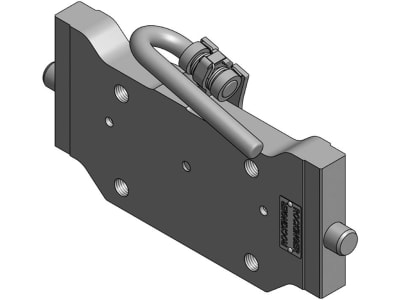 Rockinger Adapterplatte "RO899G", höhenverstellbar, Stützlast 3.000/2.000 kg, 320/20/30 mm, für Original Sauermann Anhängeböcke, RO899G2070C