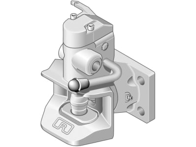 Rockinger Zugmaul "RO873B" automatisch mit tieferem Maulgrund und Flansch, Ø Bolzen 36 mm, für Traktor