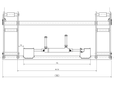 Schneider Schnellwechselrahmen hydraulische Zentralverriegelung