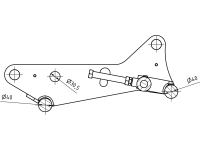 Schneider Schnellwechselrahmen hydraulische Zentralverriegelung