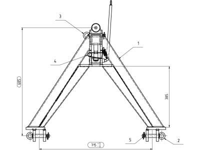 Schneider Schlepperdreieck Kat. 1 Handgriff einteilig