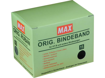 MAX® Bindeband 15 PVC blau 10 Rollen MAX® Bindeband 15 PVC blau 10 Rollen