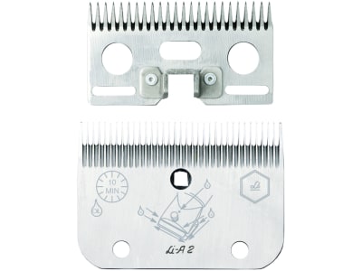 Lister Schermessersatz "LI A 2" Ober-/Untermesser mit 24/35 Zähnen, Scherkopf I, II, für Rinder, 15-0203000