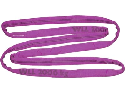 KERBL Rundschlinge Länge 1,0 m, Zugkraft direkt 1,0 t, purple, doppelt ummantelt, 37712
