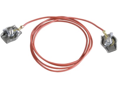 Patura Zaunverbindungskabel für Verbindung Zaun/Zaun, Edelstahlklemmen Seil bis 6 mm, rot, 101401 Patura Zaunverbindungskabel für Verbindung Zaun/Zaun, Edelstahlklemmen Seil bis 6 mm, rot, 101401
