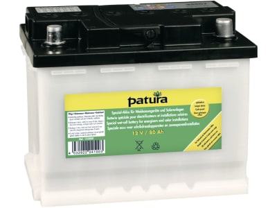 Patura Weidezaunbatterie "Spezial" 12 V/100 Ah Blei/Säure, für Weidezaungeräte und Solaranlagen, 133700