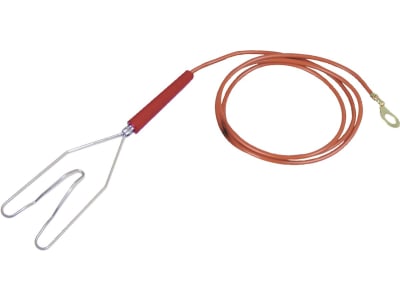 Patura Zaunanschlusskabel für Verbindung Weidezaungerät/Zaun, 8-mm-Öse und Herzklemme für Draht, Litze, Seil, Breitband bis 40 mm, rot, 100201 Patura Zaunanschlusskabel für Verbindung Weidezaungerät/Zaun, 8-mm-Öse und Herzklemme für Draht, Litze, Seil, Breitband bis 40 mm, rot, 100201