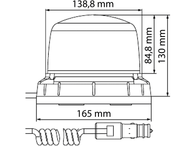 Hella® LED-Rundumleuchte Rota LED Compact M 10 – 30 V