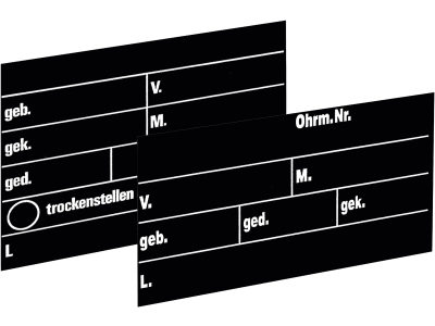 KERBL Stalltafel aus Kunststoff, schwarz