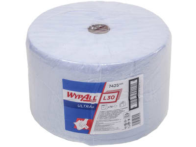 Putztuch "WypAll® L30" L x B: 380 x 235 mm, blau, 3-lagig, 1 x Rolle á 750 Tücher, 7425 Putztuch "WypAll® L30" L x B: 380 x 235 mm, blau, 3-lagig, 1 x Rolle á 750 Tücher, 7425