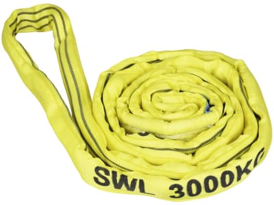 Rundschlinge Länge 2 m, Zugkraft direkt 3 t, für Umlenkrolle Rundschlinge Länge 2 m, Zugkraft direkt 3 t, für Umlenkrolle
