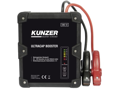 KUNZER Starthilfe 12 V 800 A, wartungsfrei, mit Ultrakondensatortechnik, CSC 12 KUNZER Starthilfe 12 V 800 A, wartungsfrei, mit Ultrakondensatortechnik, CSC 12