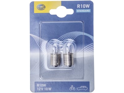 Hella® Kugellampe R10W, 12 V, 10 W, BA15s in Blisterpackung, 8GA 002 071-133 Hella® Kugellampe R10W, 12 V, 10 W, BA15s in Blisterpackung, 8GA 002 071-133
