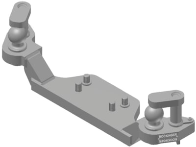 Rockinger Aufrüstsatz für Kugelkupplung "RO825A 90", nur beidseitig, ROE74L197