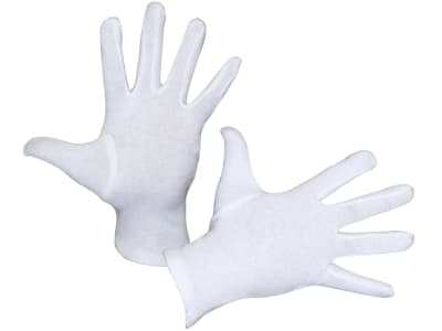 Keron Handschuh "Dermatex" Gr. 10, Baumwolle, gebleicht, 6 Paar, 29727/6 Keron Handschuh "Dermatex" Gr. 10, Baumwolle, gebleicht, 6 Paar, 29727/6