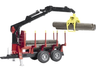 Bruder® Modell "Rückeanhänger" mit Ladekran 1:16, 02252 Bruder® Modell "Rückeanhänger" mit Ladekran 1:16, 02252