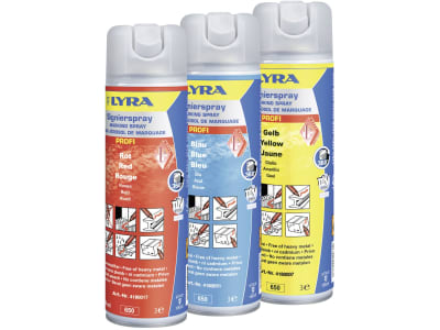 Lyra Markierungsspray orange, 500 ml, für Baum- und Holzmarkierung, 26-2360-3