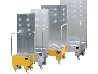 BAUER® SÜDLOHN Auffangwanne "LPW-60", für 60 l Fässer, , fahrbar, mit Gitterrost BAUER® SÜDLOHN Auffangwanne "LPW-60", für 60 l Fässer, , fahrbar, mit Gitterrost