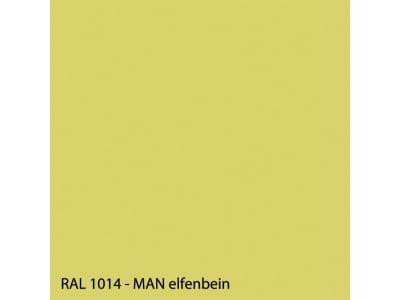 Mipa Kunstharzlack "Mipalin", MAN elfenbein, Porsche Felgen gelb RAL 1014, 1.000 ml
