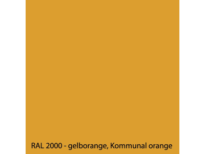 Mipa Kunstharzlack "Mipalin", Kommunal orange RAL 2000, 1.000 ml