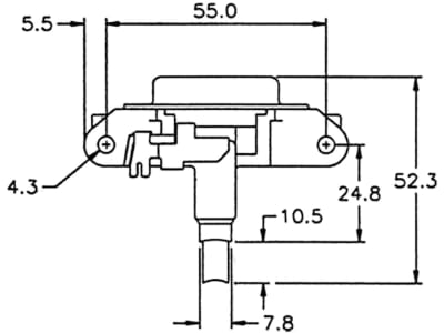 Generatorregler "Bosch EL 14 V MR4" 14,3 – 14,7 V, Regelung negativ, 082 966 551