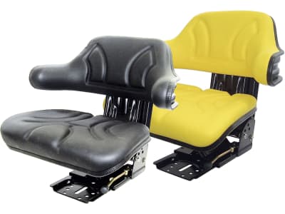 Traktorsitz "VS 200/300", mechanisch gefedert, PVC-Kunstleder, schwarz/gelb