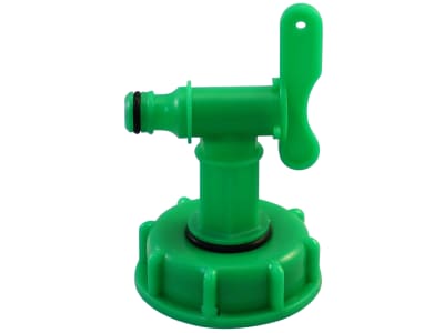 IBC Adapter mit kleinem Hahn Passend für Abgang Klicksystem - 0,5" IBC Adapter mit kleinem Hahn Passend für Abgang Klicksystem - 0,5"
