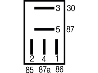 Herth + Buss Relais 12 V 15 A; 25 A, 5-polig, Wechsler, mit Diode, 75 613 175 Herth + Buss Relais 12 V 15 A; 25 A, 5-polig, Wechsler, mit Diode, 75 613 175