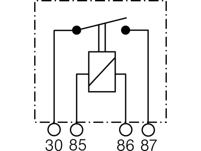 Herth + Buss Relais 12 V 70 A, 4-polig, Schließer, mit Haltelasche, 75 613 143