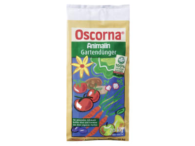 Oscorna® Animalin Gartendünger organischer NPK-Dünger(7+4+0.5) mit Sofort-& Langzeitwirkung 20 kg Sack  Pulver